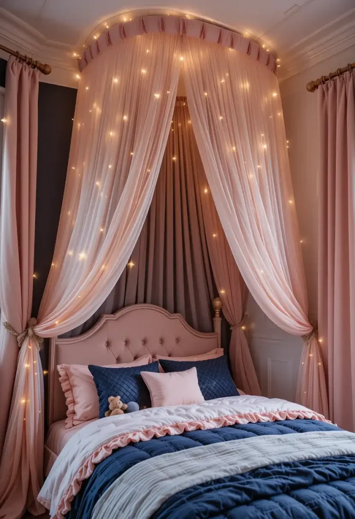 Dreamy Canopy or Curtains for a Soft Touch