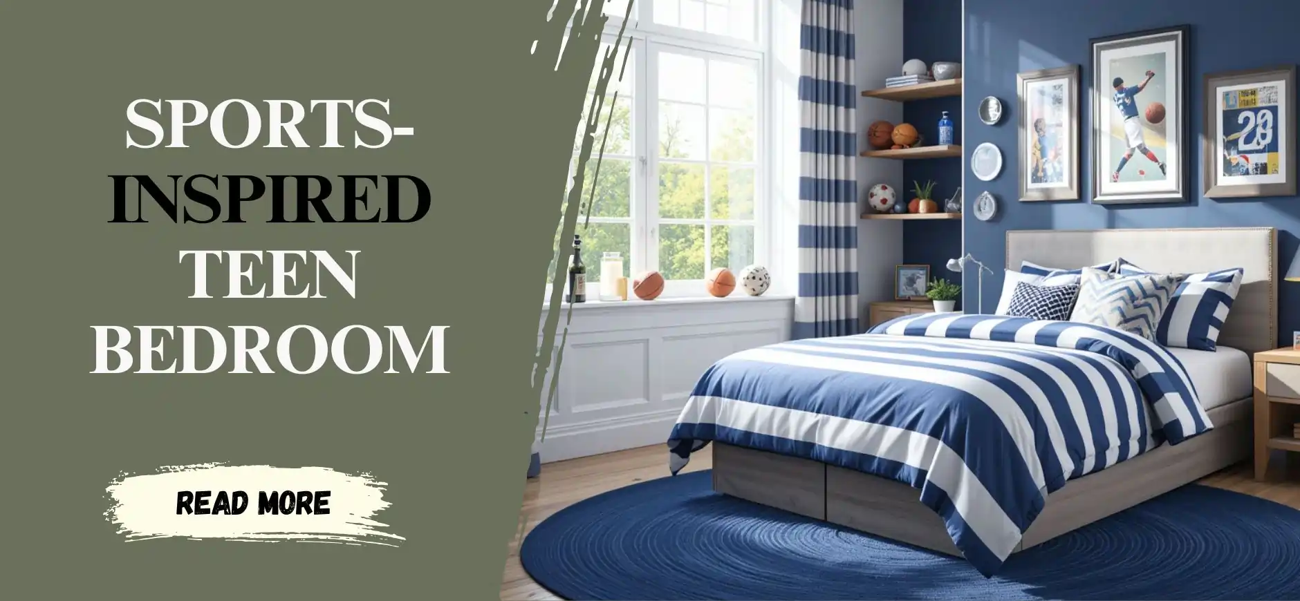 How I Turned My Teen Boy’s Room Into a Sports Fan’s Dream