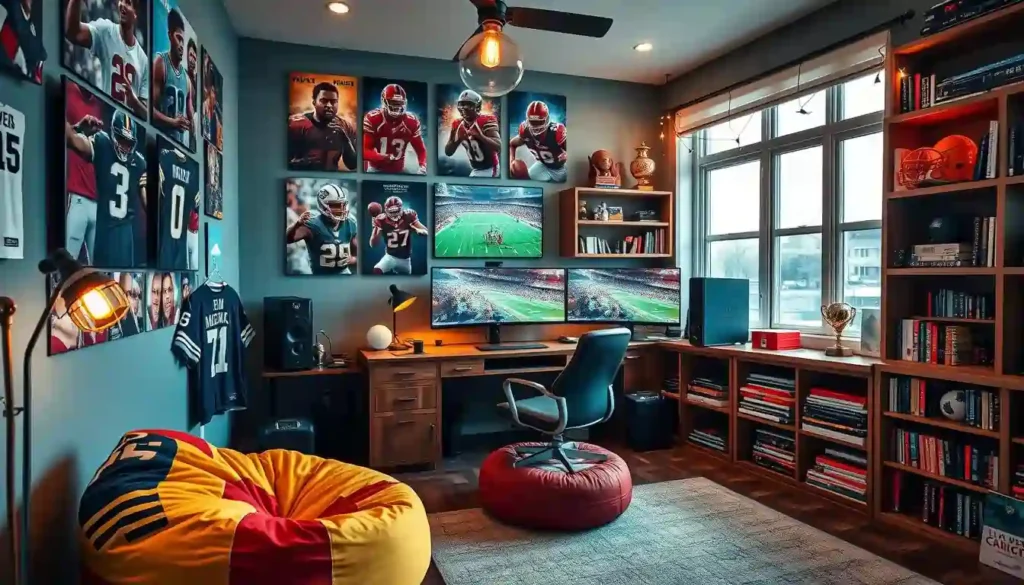  How I Turned My Teen Boy’s Room Into a Sports Fan’s Dream