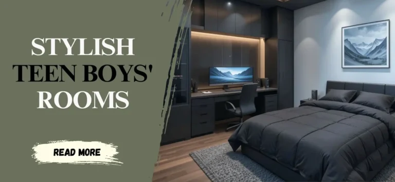 Stylish Teen Boys' Bedroom Ideas
