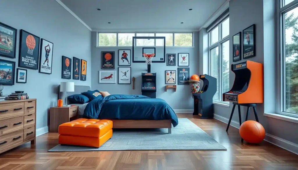 Teen Boys’ Sports Bedroom Ideas That Score Big Style Points