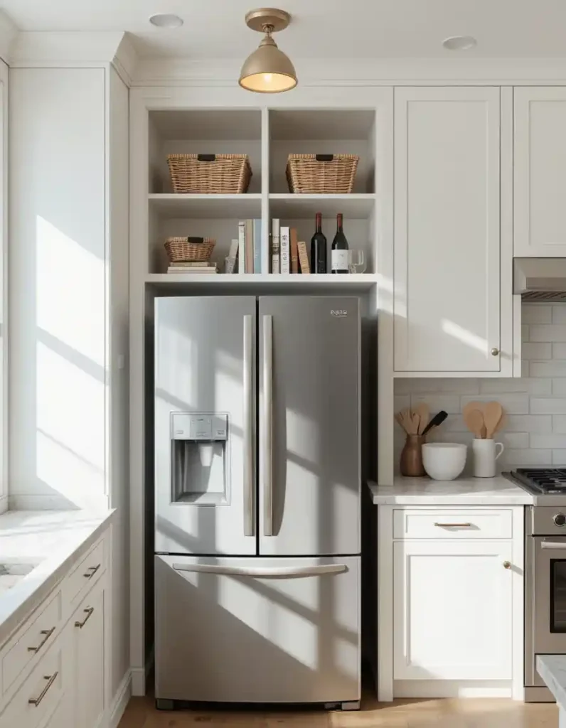 Above-the-Fridge Shelving — Because That Space is Collecting Dust