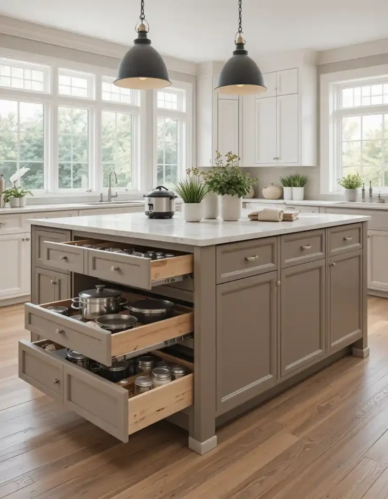 Add Deep Drawers Instead of Cabinets