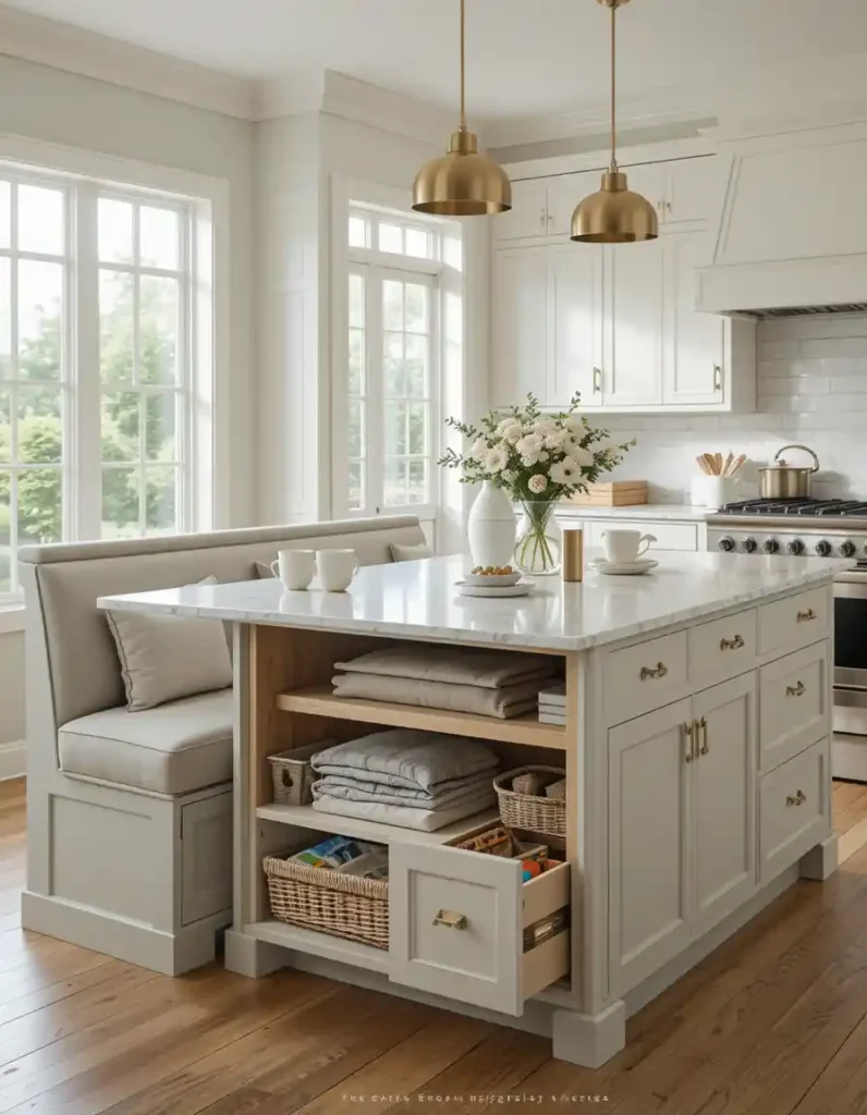 Add Seating with Built-In Storage
