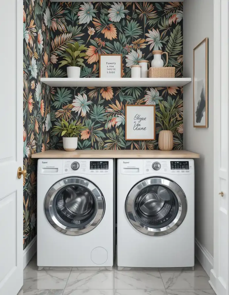 Add a Pop of Pattern with Removable Wallpaper