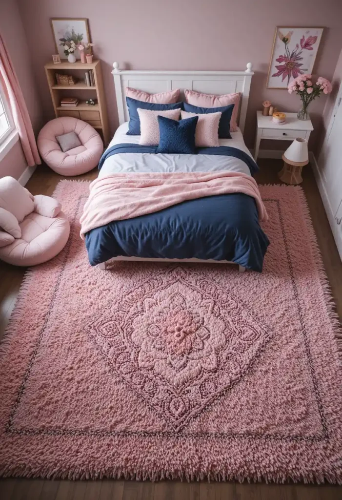 Add a Rug That Anchors the Space