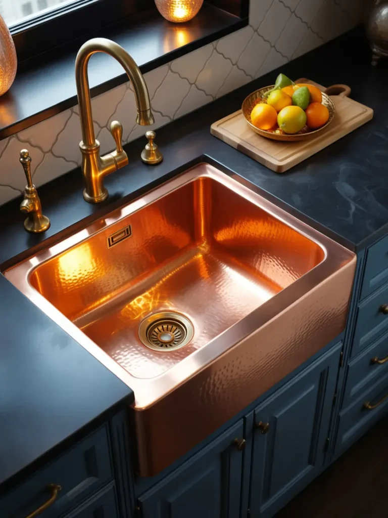 Add a Touch of Luxe with a Copper Sink