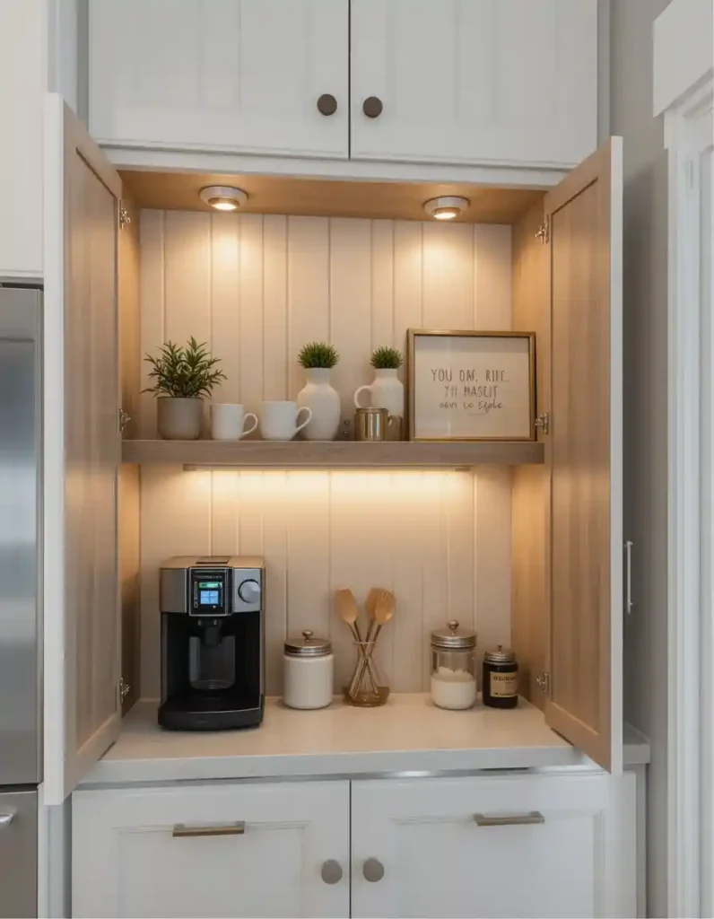 Built-In Coffee Nook Magic