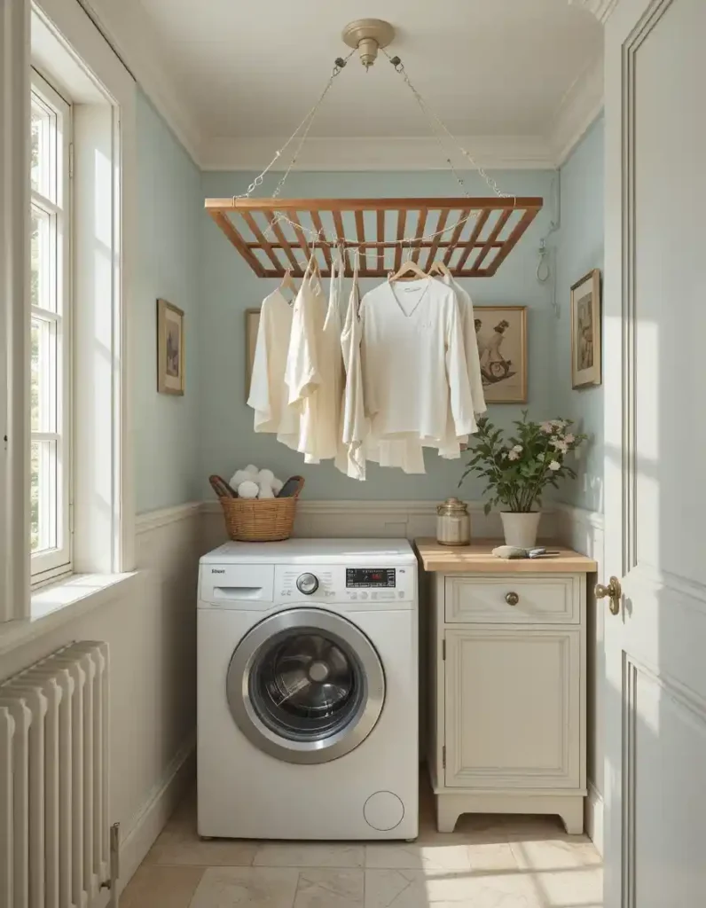 Ceiling-Mounted Drying Rack