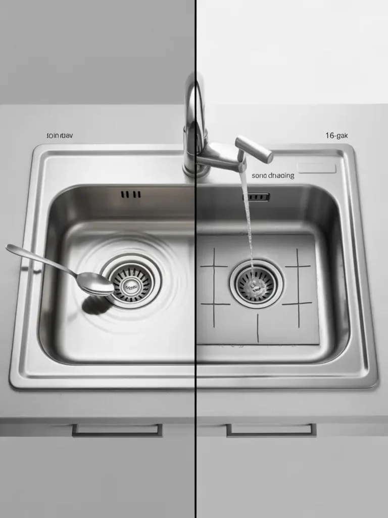 Check the Sound Insulation (Kitchen Sink