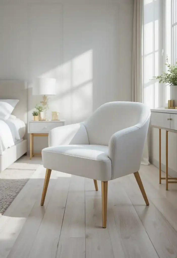 Choose White Furniture with Gold Legs