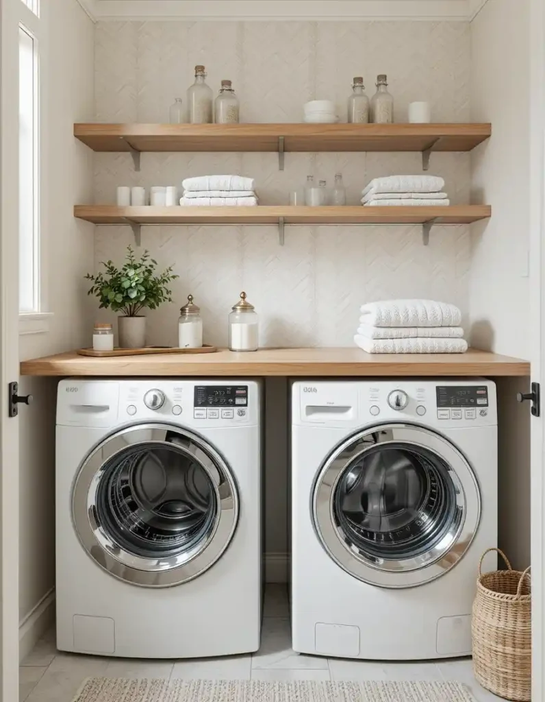 Create a Countertop Over Your Washer & Dryer