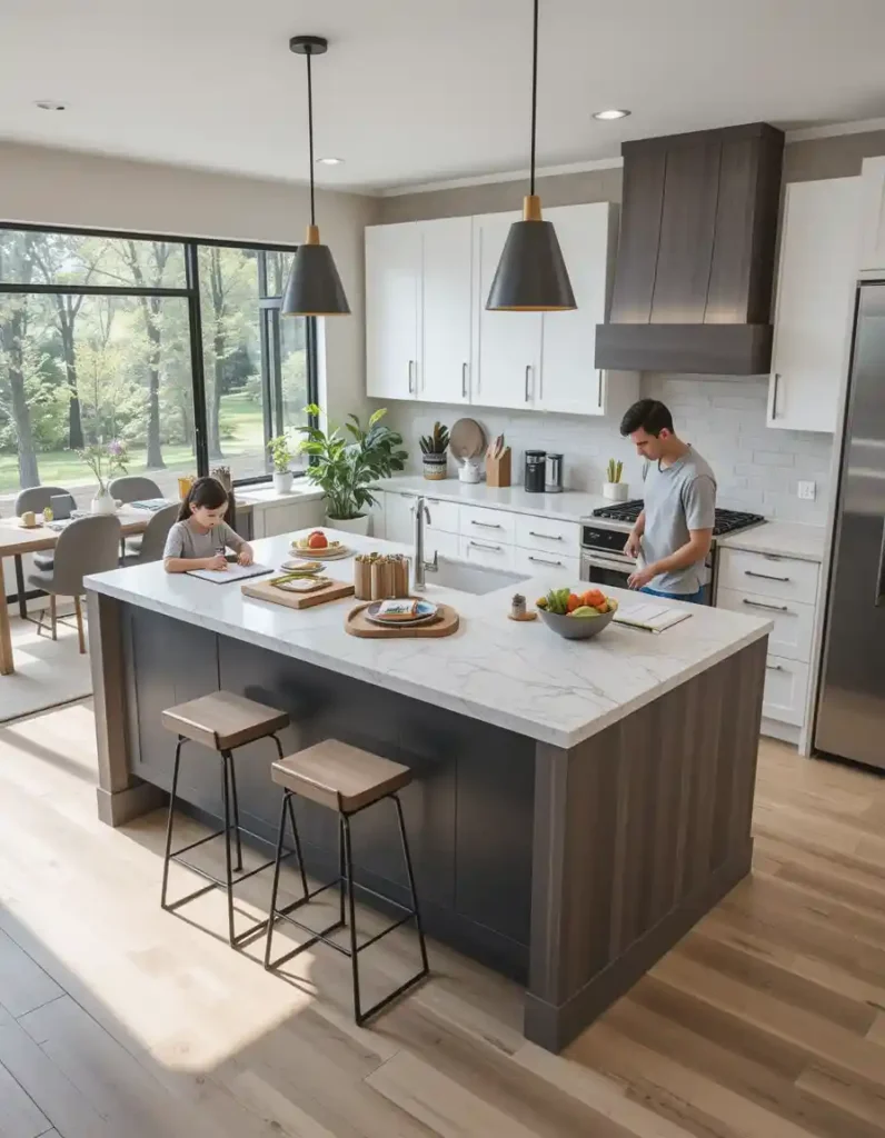 Design Multi-Level Countertops for Zoned Functionality