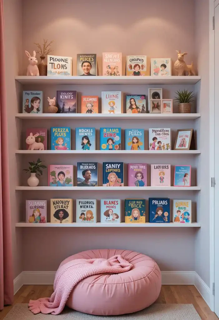 Display Books with Front-Facing Shelves