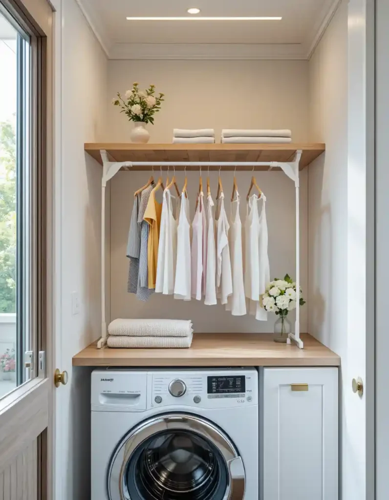 Fold-Down Drying Rack