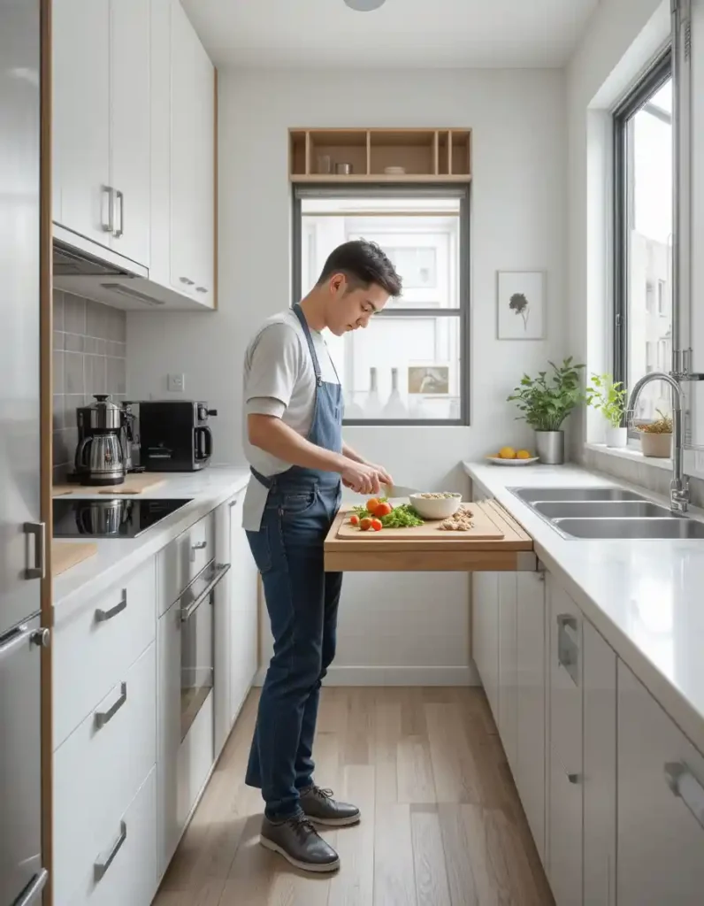 Fold-Down or Pull-Out Countertops Are Magic