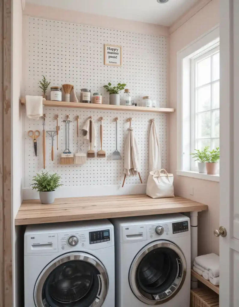 Go Vertical With a Pegboard Wall