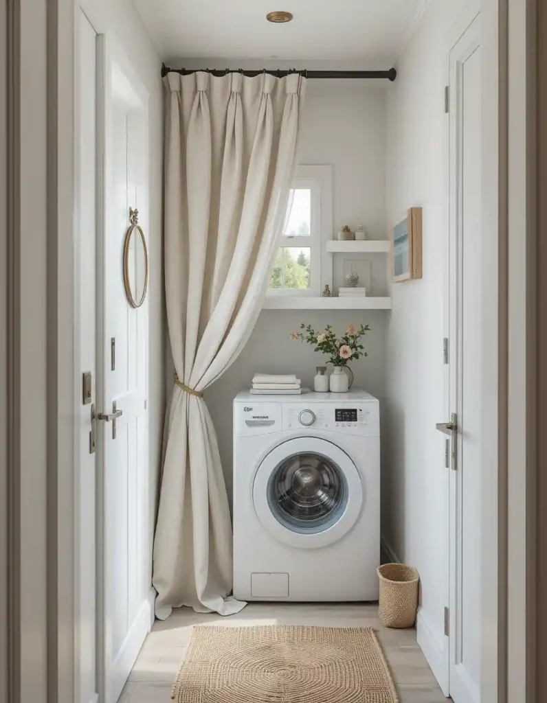 Hang a Curtain if You’re Really Tight on Space