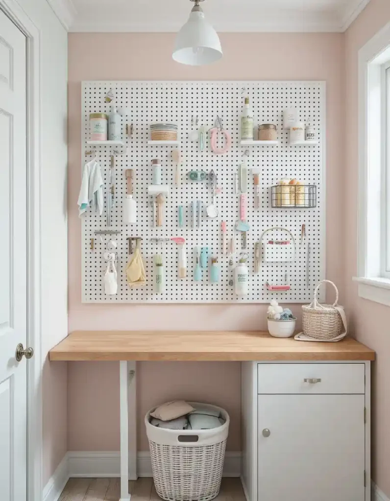 Hang a Pegboard for All the Little Stuff