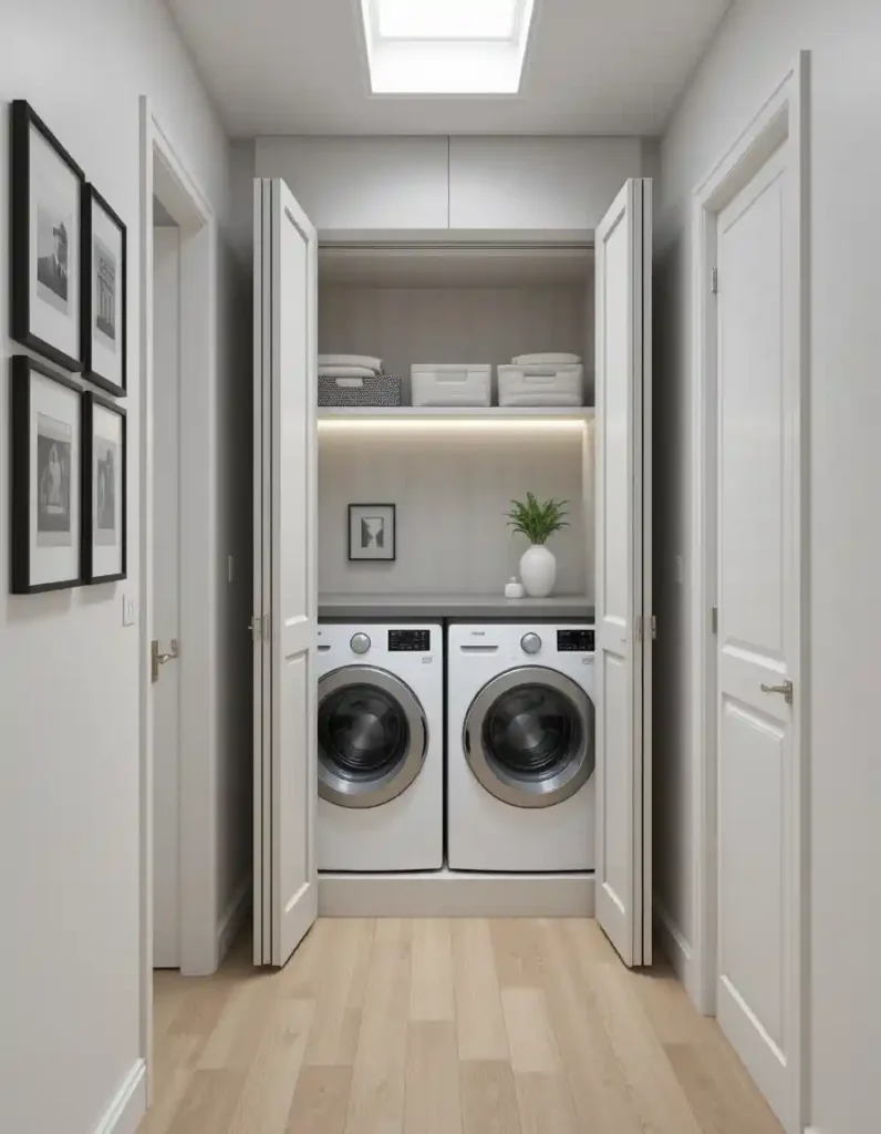 Hidden Hallway Cabinet