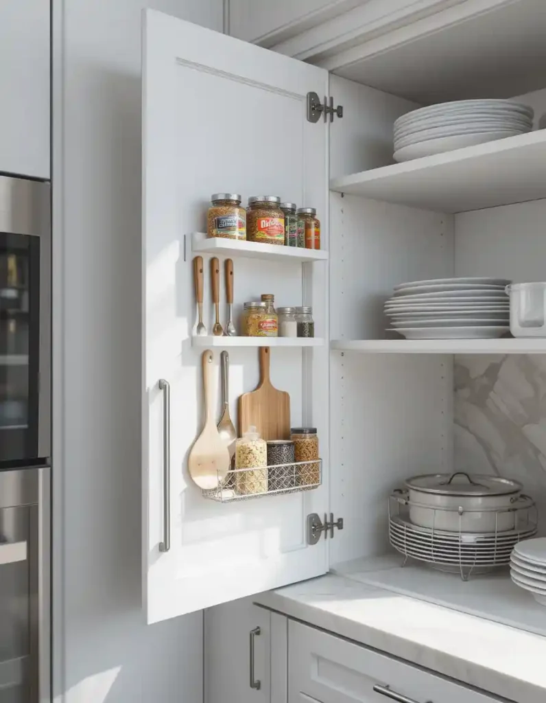  Inside-Cabinet Door Shelves — Hello, Hidden Storage