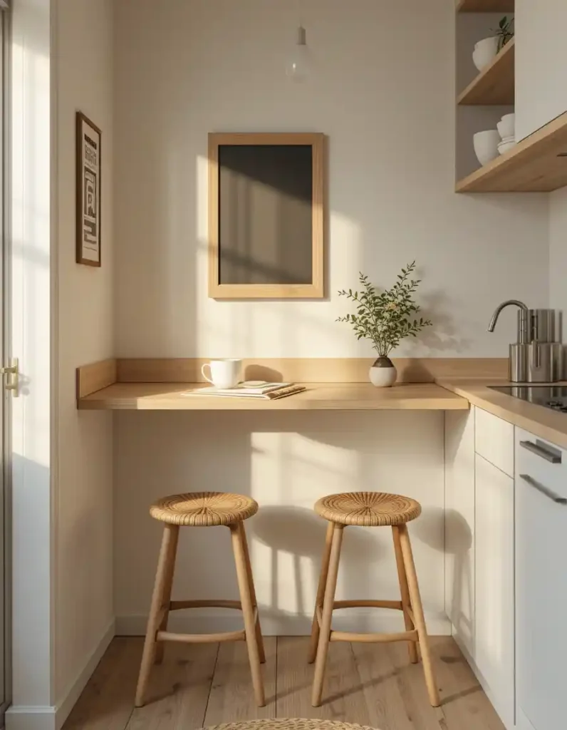 Install a Fold-Down Dining Table