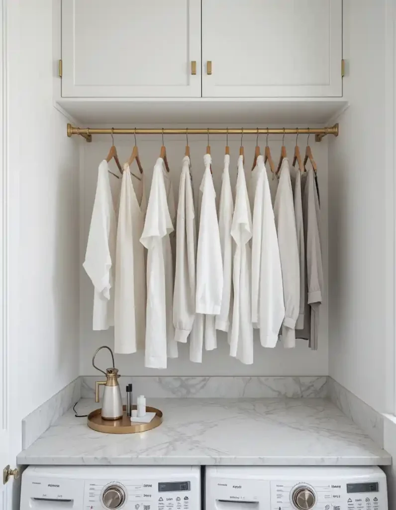Install a Rod for Hanging Clothes