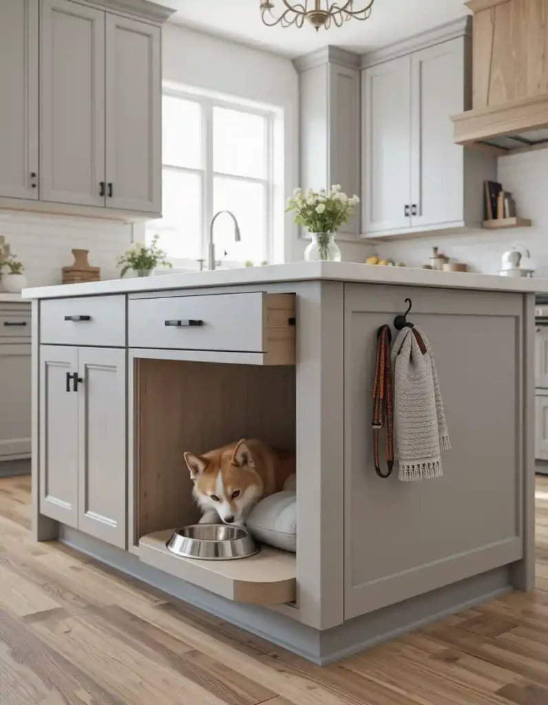 Integrate a Built-In Pet Station (Yes, Really)