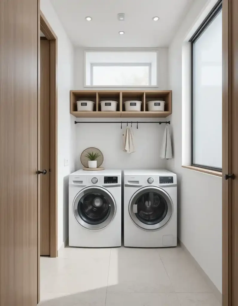 Keep Floor Space Clear, Always, Laundry