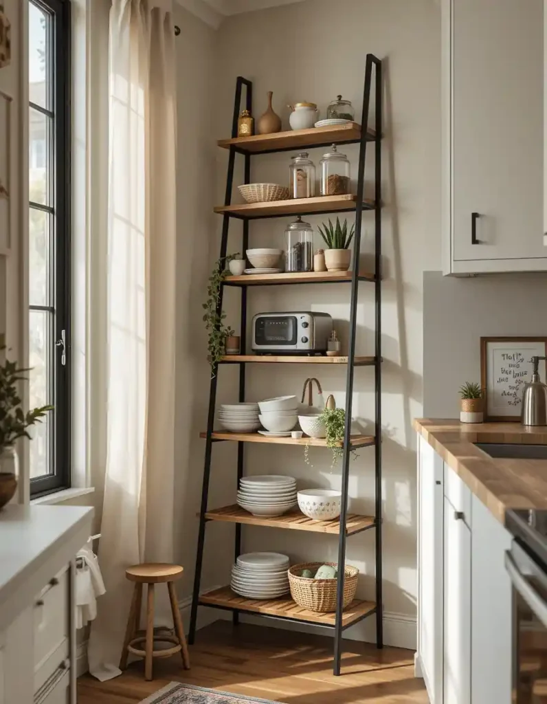 Ladder-Style Shelving (For the Bold and the Beautiful)