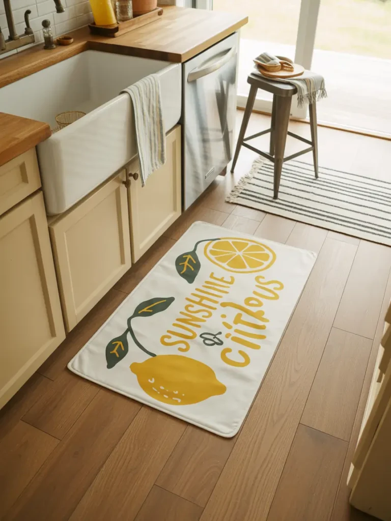 Layer with a Functional Mat or Sink Rug