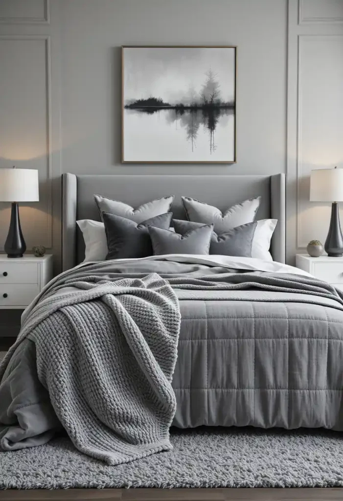  Layered Textures in Grey Tones