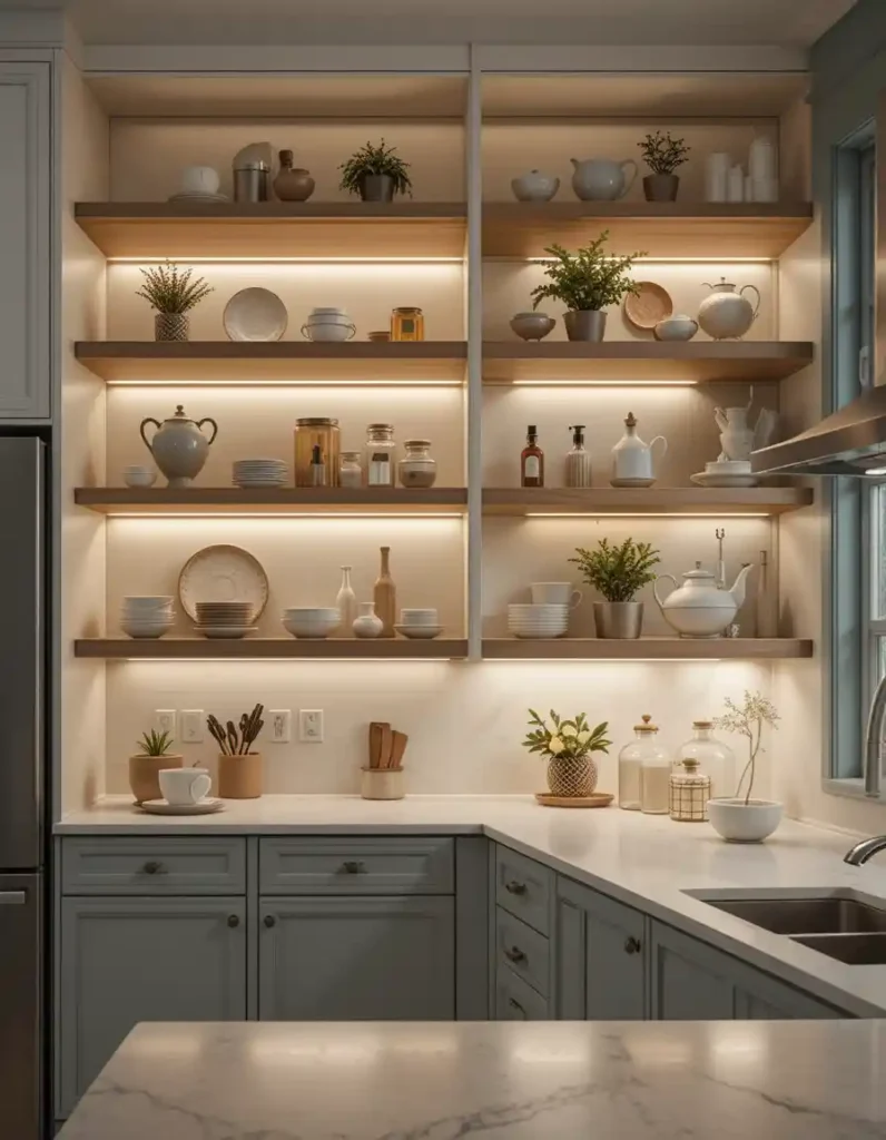  Light Your Open Shelves & Display Areas