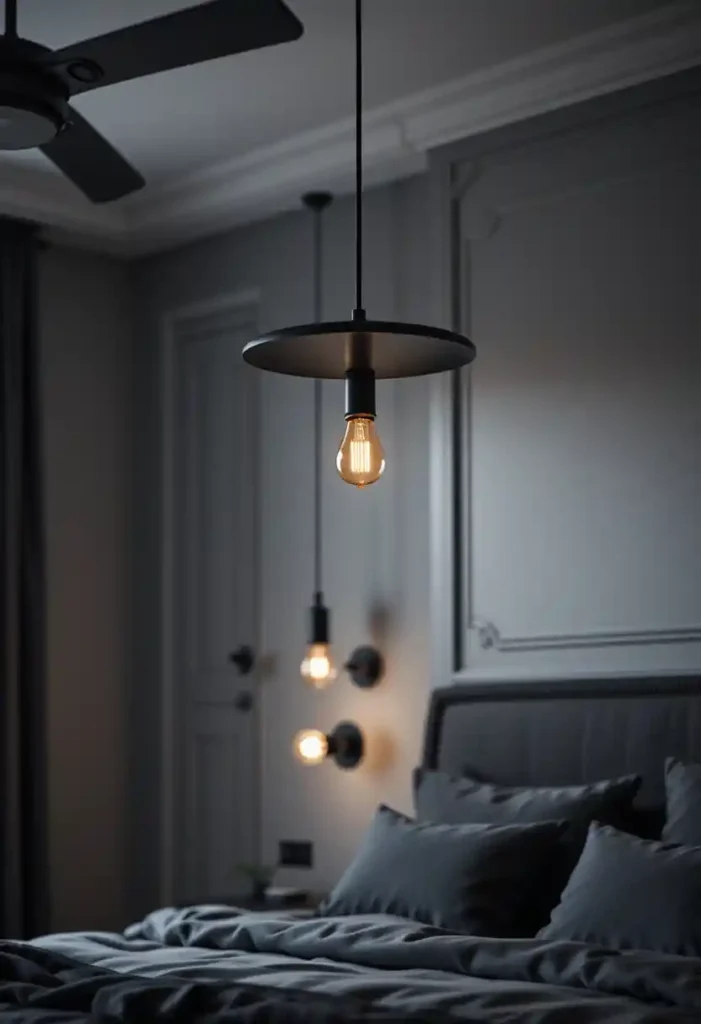 Light it Right with Warm Bulbs + Black Fixtures