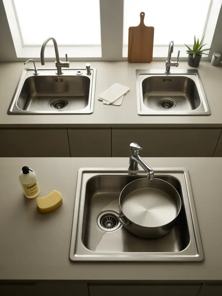 Match the Sink Shape to Your Kitchenâs Vibe