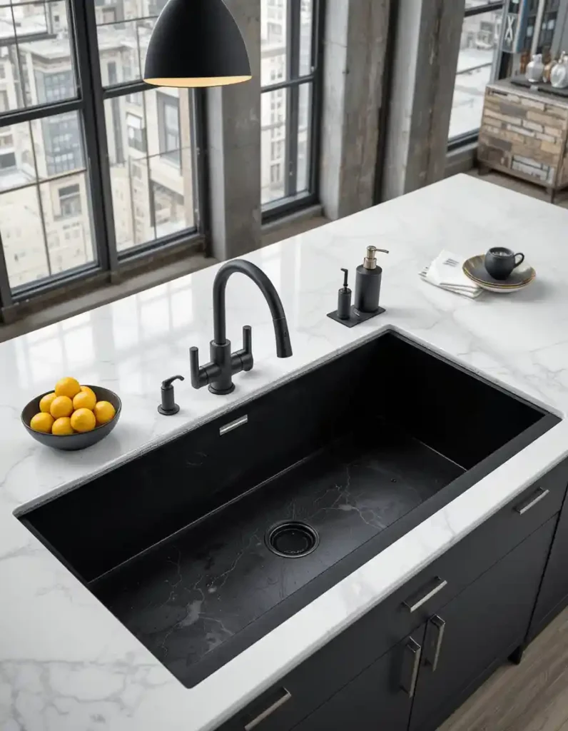 Matte Black Sink