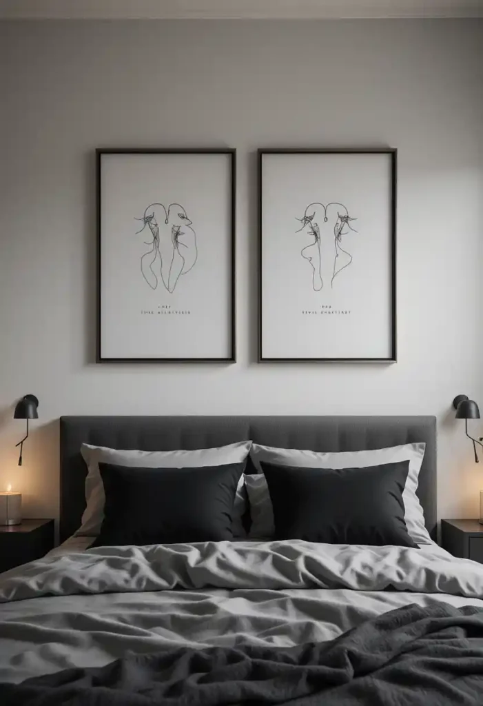 Minimalist Couples Wall Art