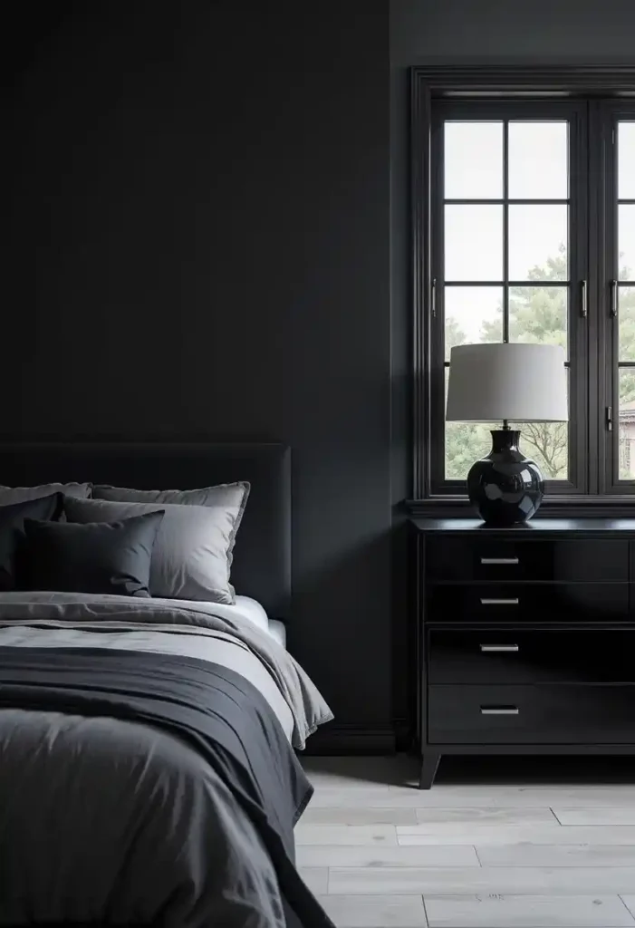 Mix Matte and Glossy Black Finishes for Dimension