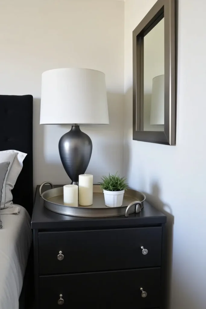 Mix in Metallic Grey Accents for a Touch of Glam