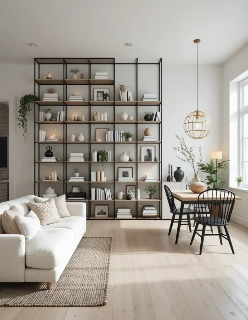  Open Shelving as a Divider