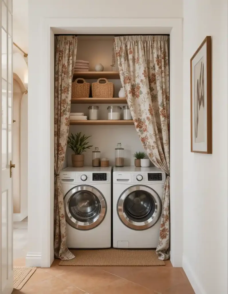 Overhead Storage + Curtain Combo