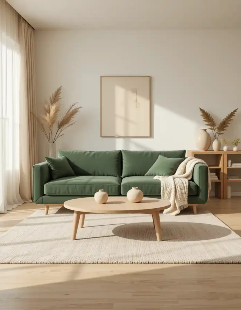 Pair It With Warm Neutrals for a Calming Combo