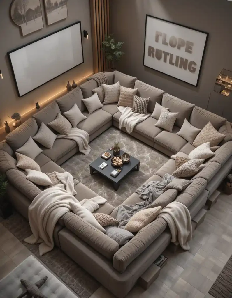 Pit-Style Corner Sofas