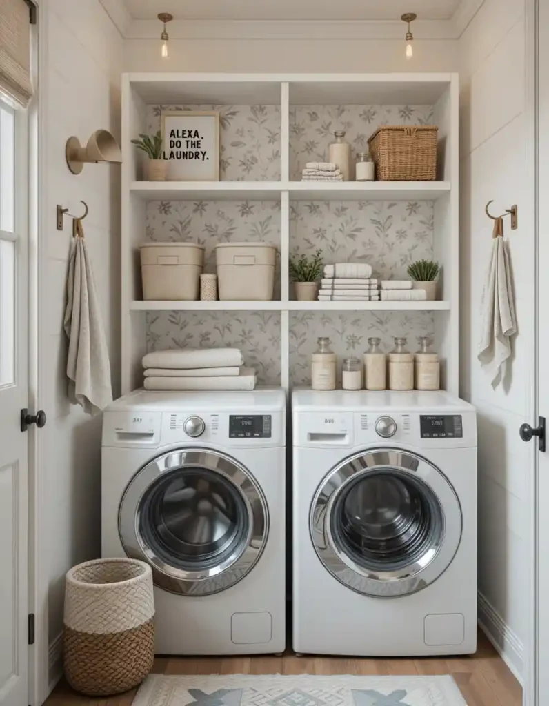 Repurpose a Bookshelf as a Laundry Organizer