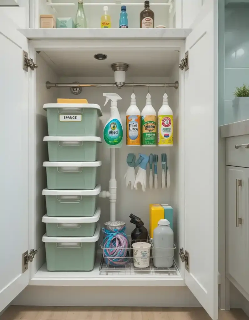 Sneaky Under-Sink Storage