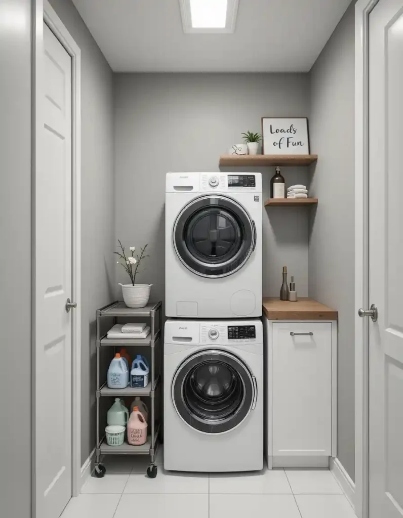 Stack It Up—Washer on Dryer Style