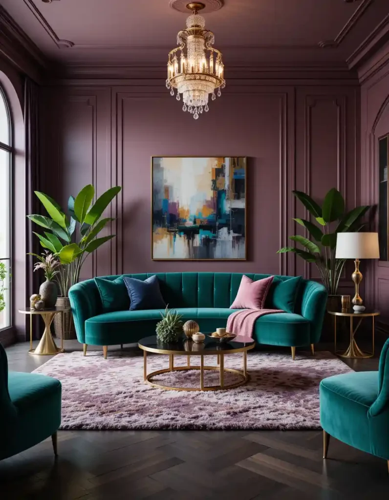 The Curved Velvet Sofa (Luxury Sofa