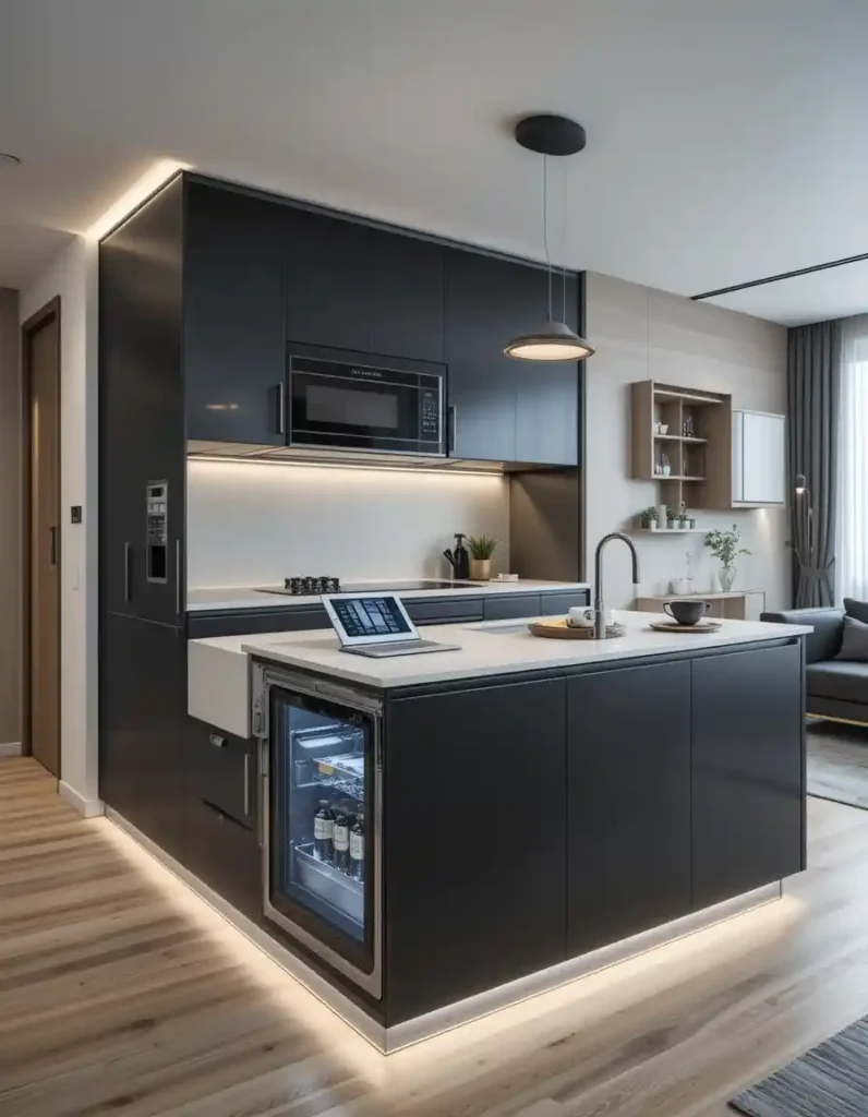  The Island with Built-In Appliances