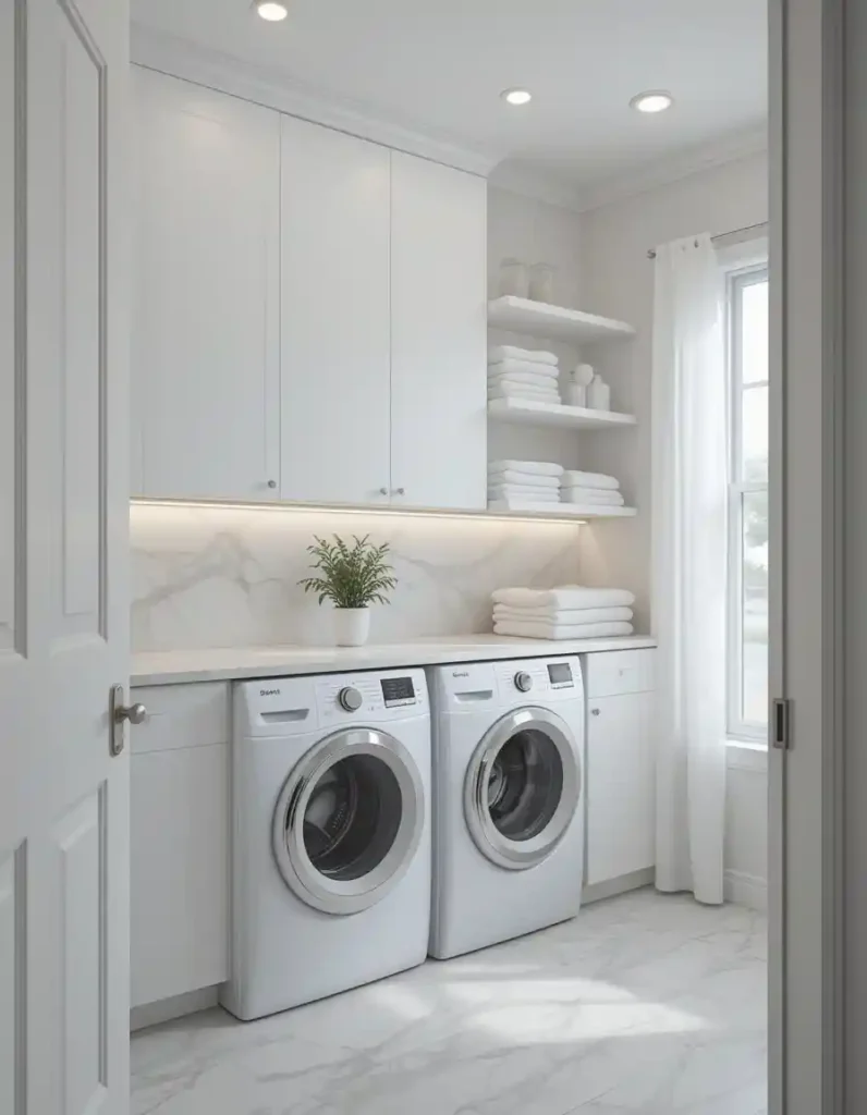 The Minimalist White-Out Room