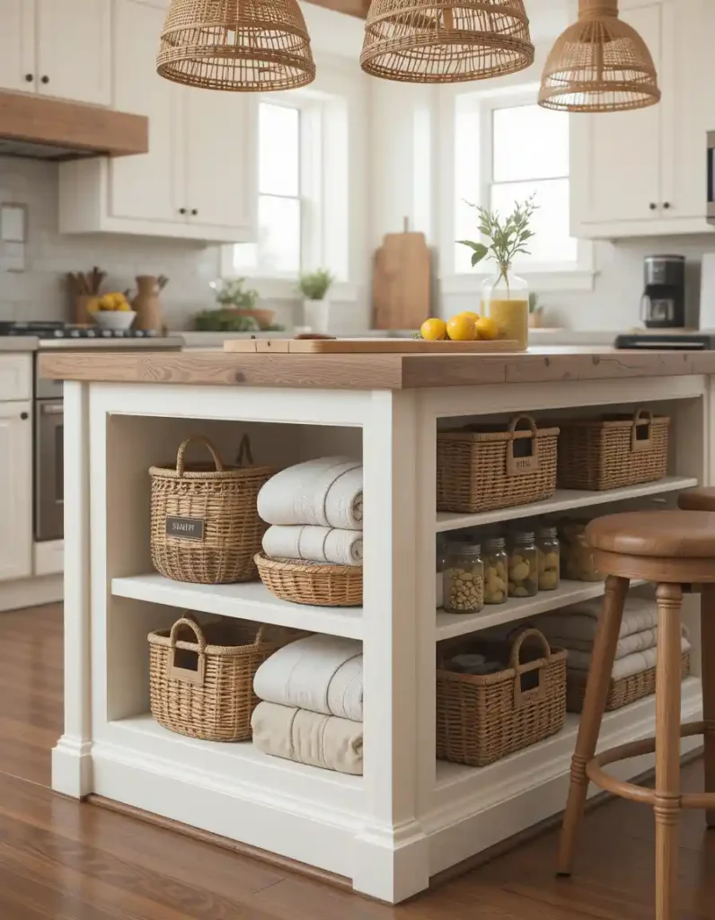 Try Under-Counter Baskets or Crates